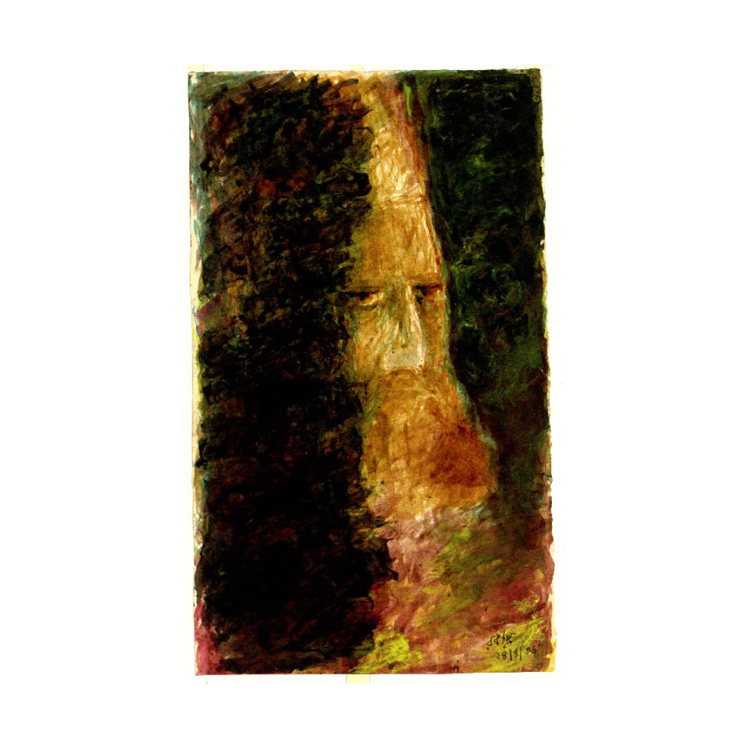 Painting by Rabindranath Tagore: The Awakening of the Waterfall