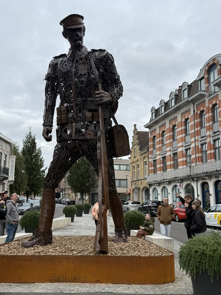 The Hauntings, a metal sculpture created by Jo Oliver