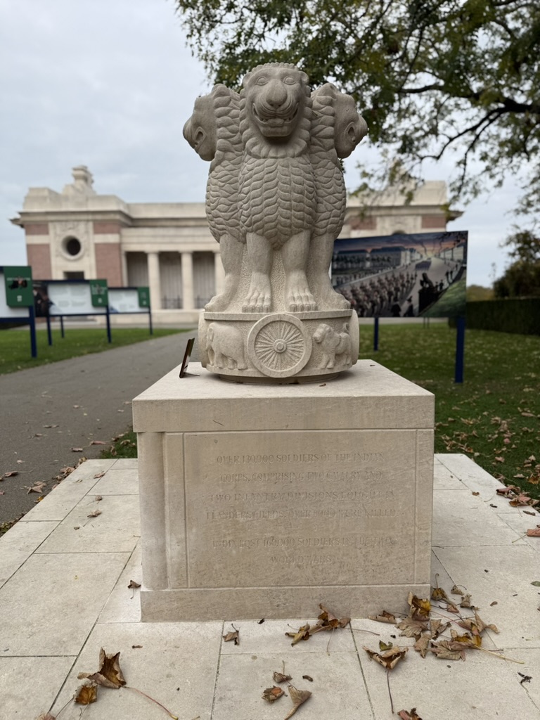 India in Flanders Fields memorial next to the Menin Gate